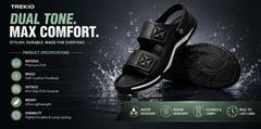 Trekio FlexStride Comfort Sandals