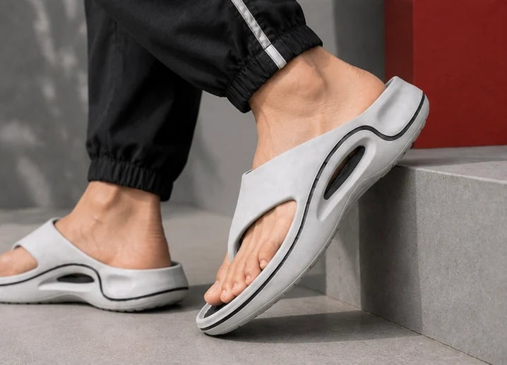Trekio CloudFlex Comfort Slides unisex | Lightweight Cushioned Everyday Slippers